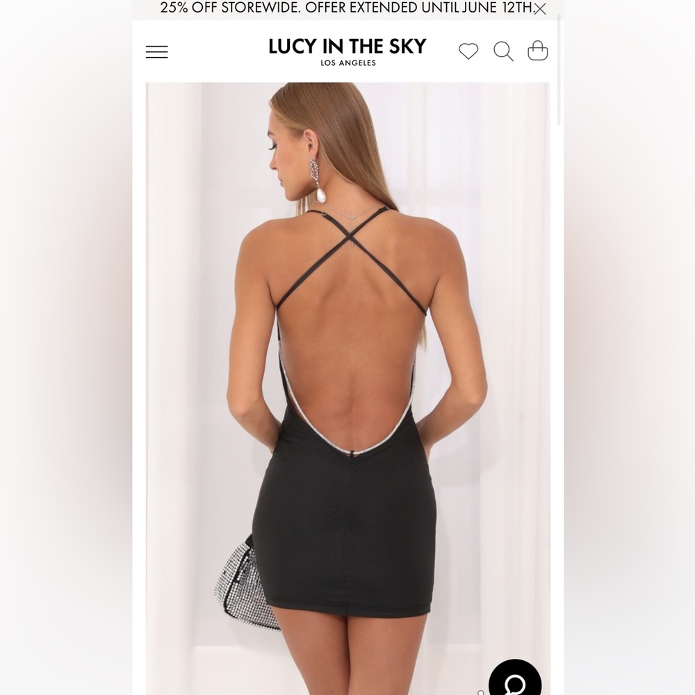 Lucy in the Sky black dress